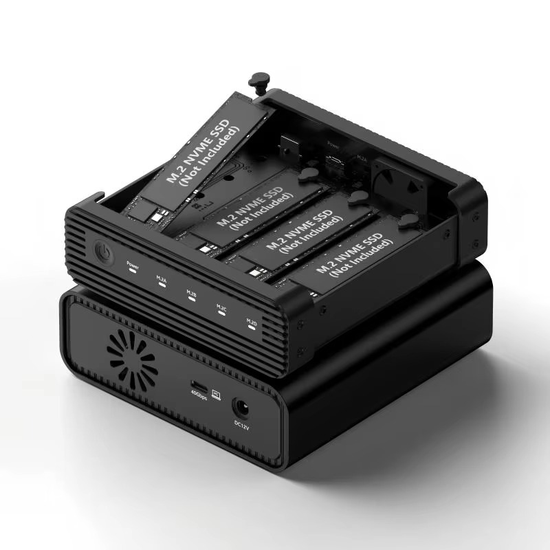M.2 Ssd - Alüminyum M2 4 Bölmeli USB4 Harici