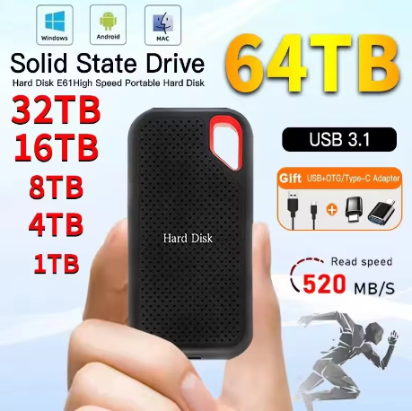 SSD PSSD E61 1TB 2TB 4TB 6TB 1 - Ssd 1Tb incelemesi ve fiyatı